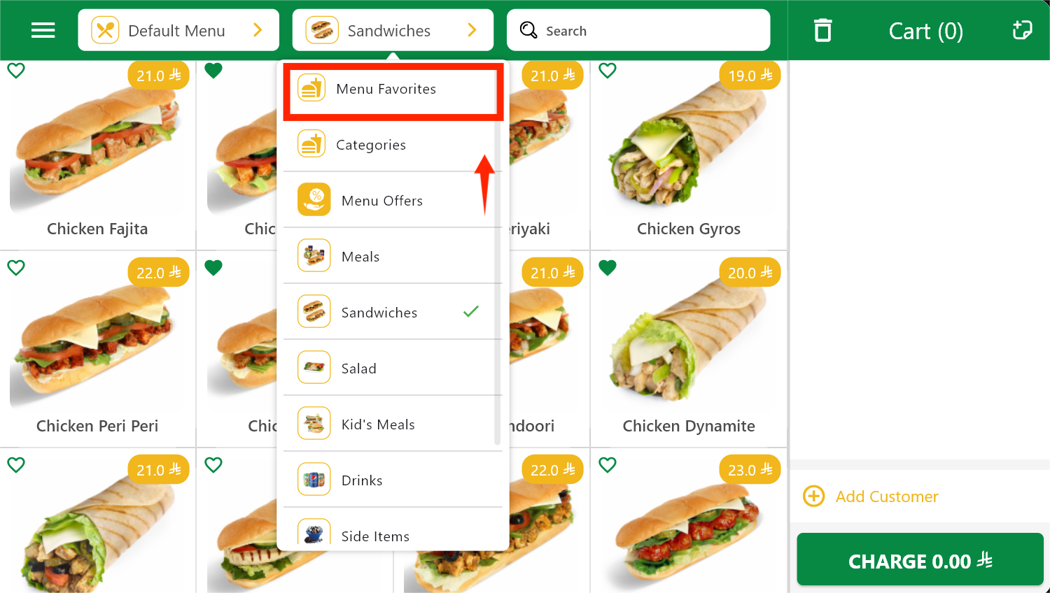 Online orders report