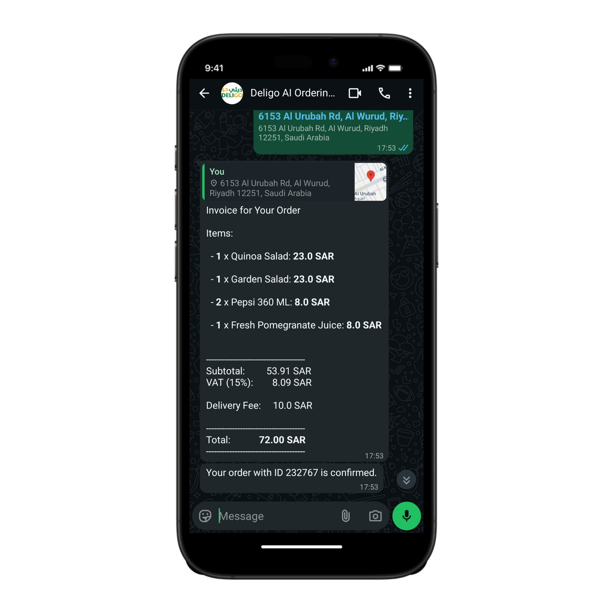 Delivery Order Invoice